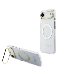 GUESS CARCASA MAGSAFE SOPORTE CAMARA IPHONE AIR DORADO