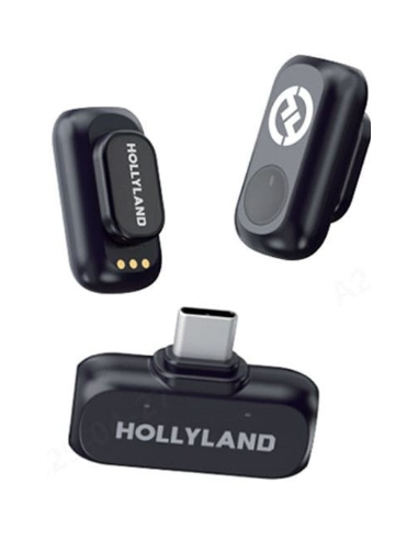 HOLLYLAND MICROFONO INALAMBRICO LARK A1 MINI DUO USBc
