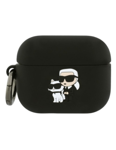 KARL LAGERFELD FUNDA SILICONA K&C NFT 3D AIRPODS PRO 3 NEGRO