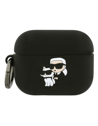 KARL LAGERFELD FUNDA SILICONA K&C NFT 3D AIRPODS PRO 3 NEGRO