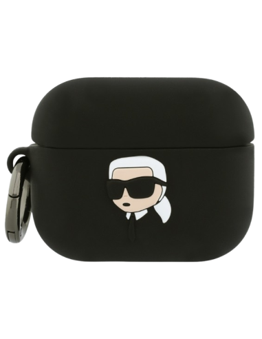 KARL LAGERFELD FUNDA SILICONA KARL NFT 3D AIRPODS PRO 3 NEGRO