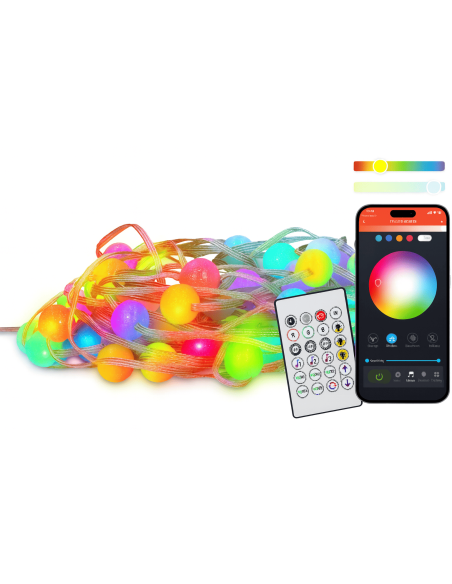 KSIX TIRAS LED BURBUJAS RGB 10M / CON MANDO