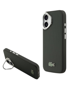 LACOSTE CARCASA MAGSAFE SOPORTE CAMARA IPHONE 17 VERDE