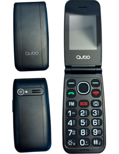QUBO TELEFONO MOVIL NEONW 4G NEGRO