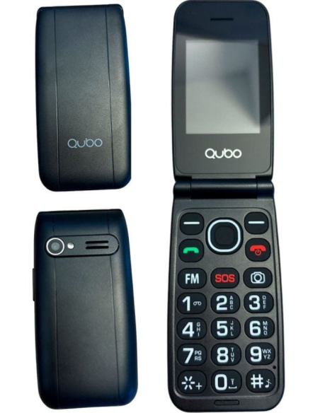 QUBO TELEFONO MOVIL NEONW 4G NEGRO