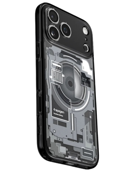 SPIGEN CARCASA ULTRA HYBRID MAGSAFE IPHONE 17 PRO NEGRO