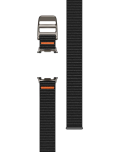 SPIGEN CORREA SAMSUNG GALAXY WATCH 8 DURAPRO FLEX NEGRO / NARANJA