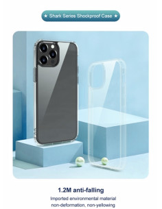 DEVIA CARCASA SHARK IPHONE 13 PRO TRANSPARENTE