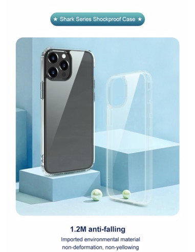 DEVIA CARCASA SHARK IPHONE 13 PRO TRANSPARENTE