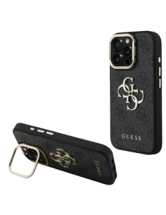 GUESS CARCASA 4G SOPORTE CAMARA IPHONE 15 PRO MAX GRIS
