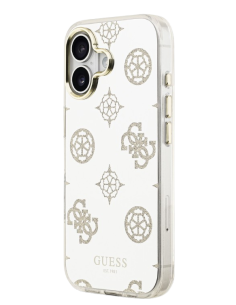 GUESS CARCASA MAGSAFE MIRROR GLITTER IPHONE 17 DORADO