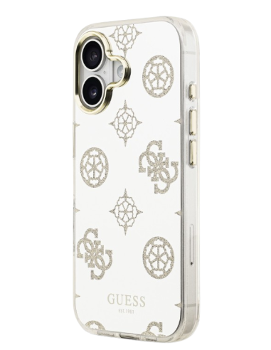 GUESS CARCASA MAGSAFE MIRROR GLITTER IPHONE 17 DORADO