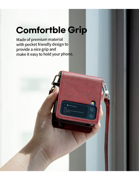 GOOSPERY funda WALLET GALAXY Z FLIP 4 VINO