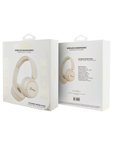 GUESS AURICULAR BLUETOOTH SCRIPT BEIGE