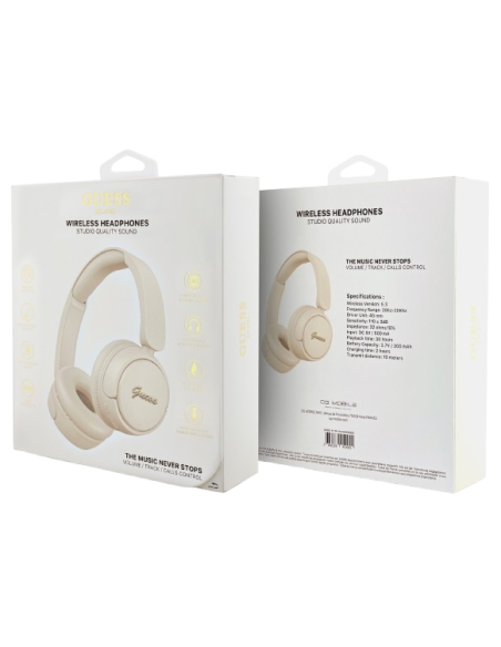 GUESS AURICULAR BLUETOOTH SCRIPT BEIGE