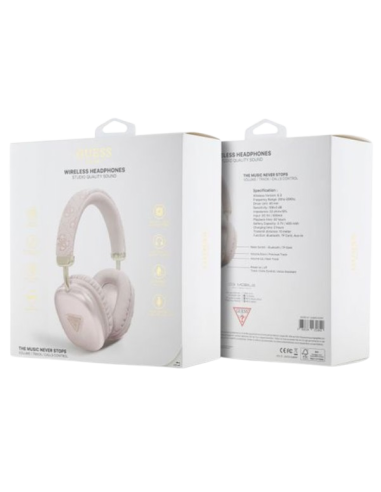 GUESS AURICULAR BLUETOOTH TRIANGLE ROSA