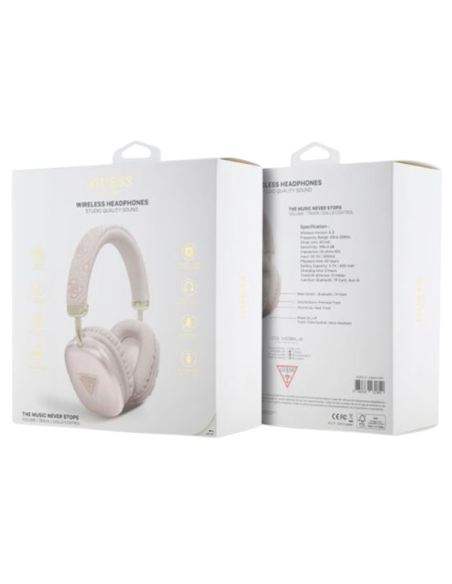 GUESS AURICULAR BLUETOOTH TRIANGLE ROSA