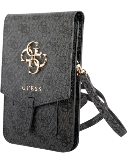 GUESS BANDOLERA 4G BIG LOGO GRIS