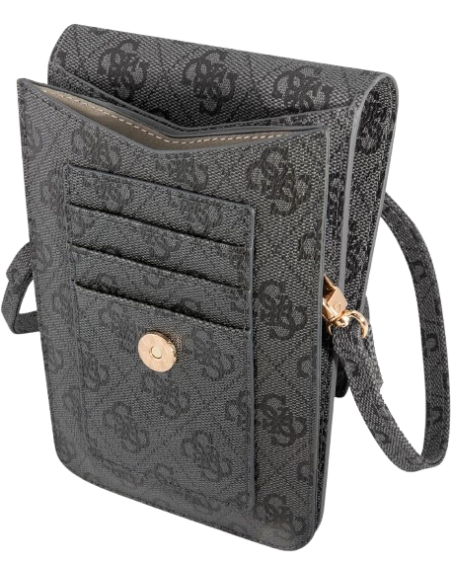GUESS BANDOLERA 4G BIG LOGO GRIS