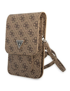 GUESS BANDOLERA 4G TRIANGLE MARRON 2