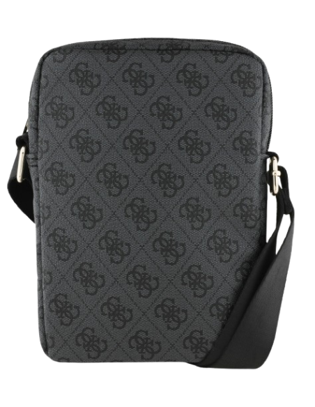GUESS BANDOLERA 8" 4G TRIANGLE LOGO GRIS