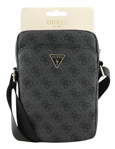 GUESS BANDOLERA 8" 4G TRIANGLE LOGO GRIS