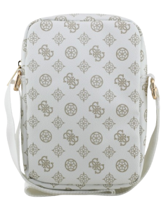 GUESS BANDOLERA 8" PEONY BLANCO 2