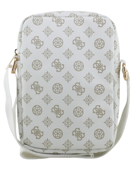 GUESS BANDOLERA 8" PEONY BLANCO