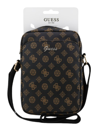 GUESS BANDOLERA 8" PEONY NEGRO