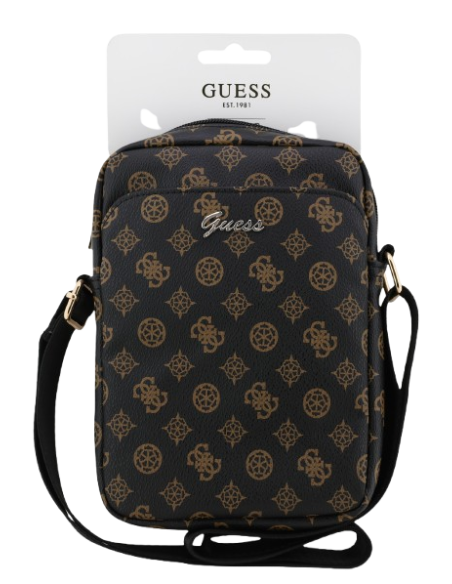 GUESS BANDOLERA 8" PEONY NEGRO