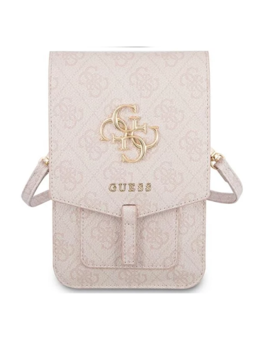 GUESS BANDOLERA LOGO ROSA