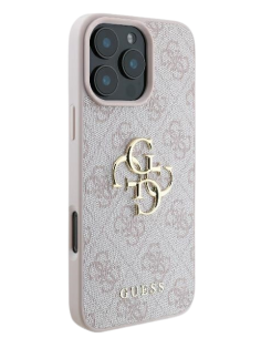 GUESS CARCASA 4G BIG LOGO IPHONE 16 PRO MAX ROSA 2
