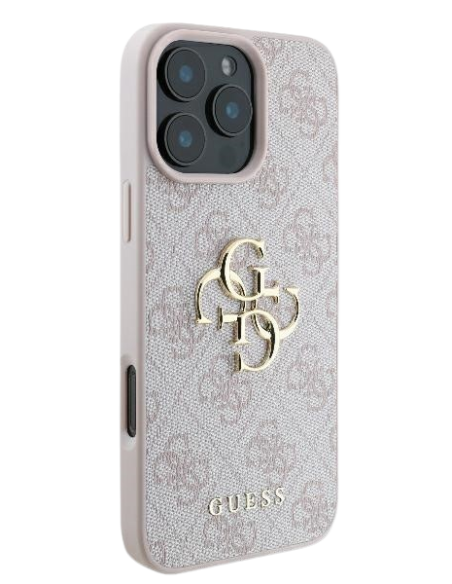 GUESS CARCASA 4G BIG LOGO IPHONE 16 PRO MAX ROSA
