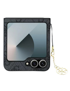 GUESS CARCASA 4G CHARM SAMSUNG FLIP 6 GRIS 2