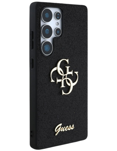 GUESS CARCASA 4G GLITTER SAMSUNG GALAXY S25 ULTRA NEGRO