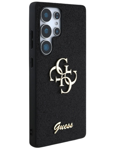 GUESS CARCASA 4G GLITTER SAMSUNG GALAXY S25 ULTRA NEGRO