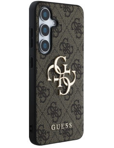 GUESS CARCASA 4G METAL LOGO SAMSUNG GALAXY S25 MARRON 2