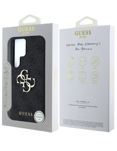 GUESS CARCASA 4G METAL LOGO SAMSUNG GALAXY S25 ULTRA GRIS