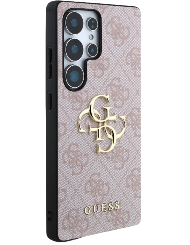 GUESS CARCASA 4G METAL LOGO SAMSUNG GALAXY S25 ULTRA ROSA