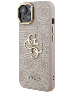GUESS CARCASA 4G SOPORTE CAMARA IPHONE 13 ROSA 2