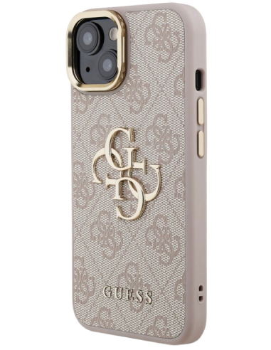 GUESS CARCASA 4G SOPORTE CAMARA IPHONE 13 ROSA