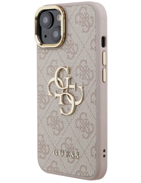 GUESS CARCASA 4G SOPORTE CAMARA IPHONE 13 ROSA