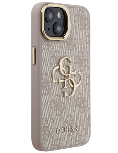GUESS CARCASA 4G SOPORTE CAMARA IPHONE 13 ROSA