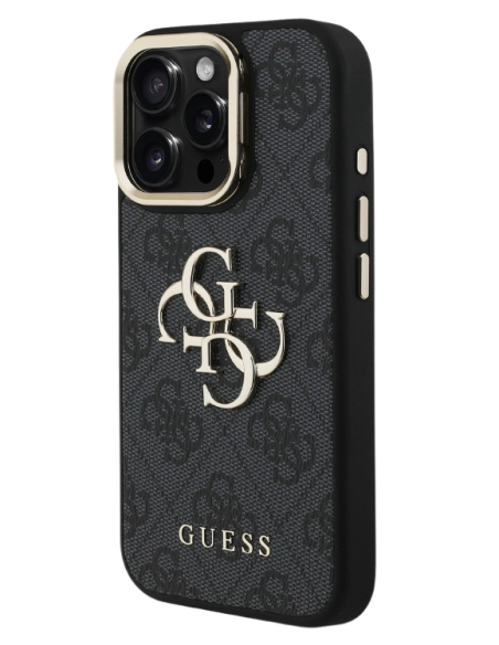 GUESS CARCASA 4G SOPORTE CAMARA IPHONE 16 PRO MAX GRIS