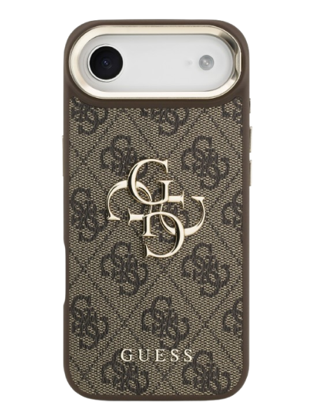 GUESS CARCASA 4G SOPORTE CAMARA IPHONE AIR MARRON