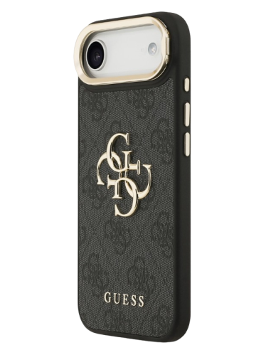 GUESS CARCASA 4G SOPORTE CAMARA IPHONE AIR NEGRO