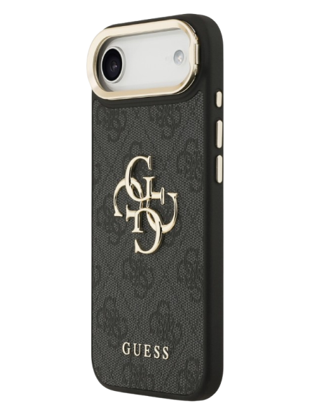 GUESS CARCASA 4G SOPORTE CAMARA IPHONE AIR NEGRO