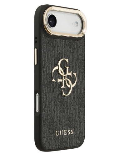 GUESS CARCASA 4G SOPORTE CAMARA IPHONE AIR NEGRO