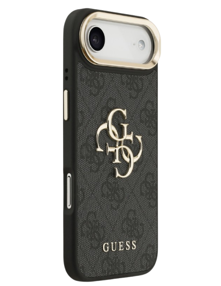 GUESS CARCASA 4G SOPORTE CAMARA IPHONE AIR NEGRO