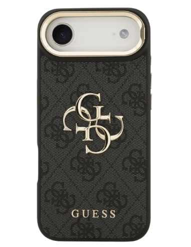 GUESS CARCASA 4G SOPORTE CAMARA IPHONE AIR NEGRO